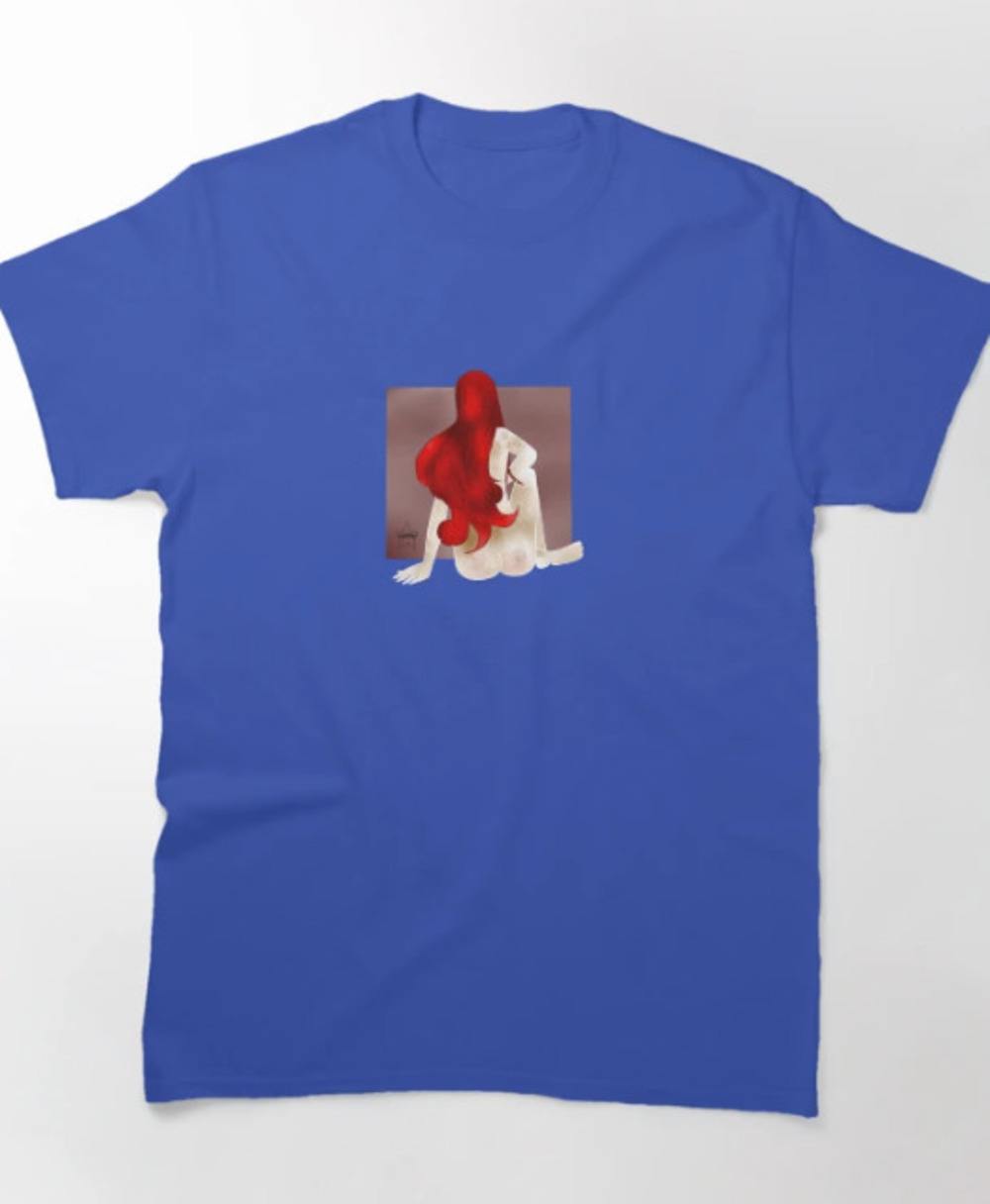 Vampirella Von Sweet Classic T Shirt Royal Blue